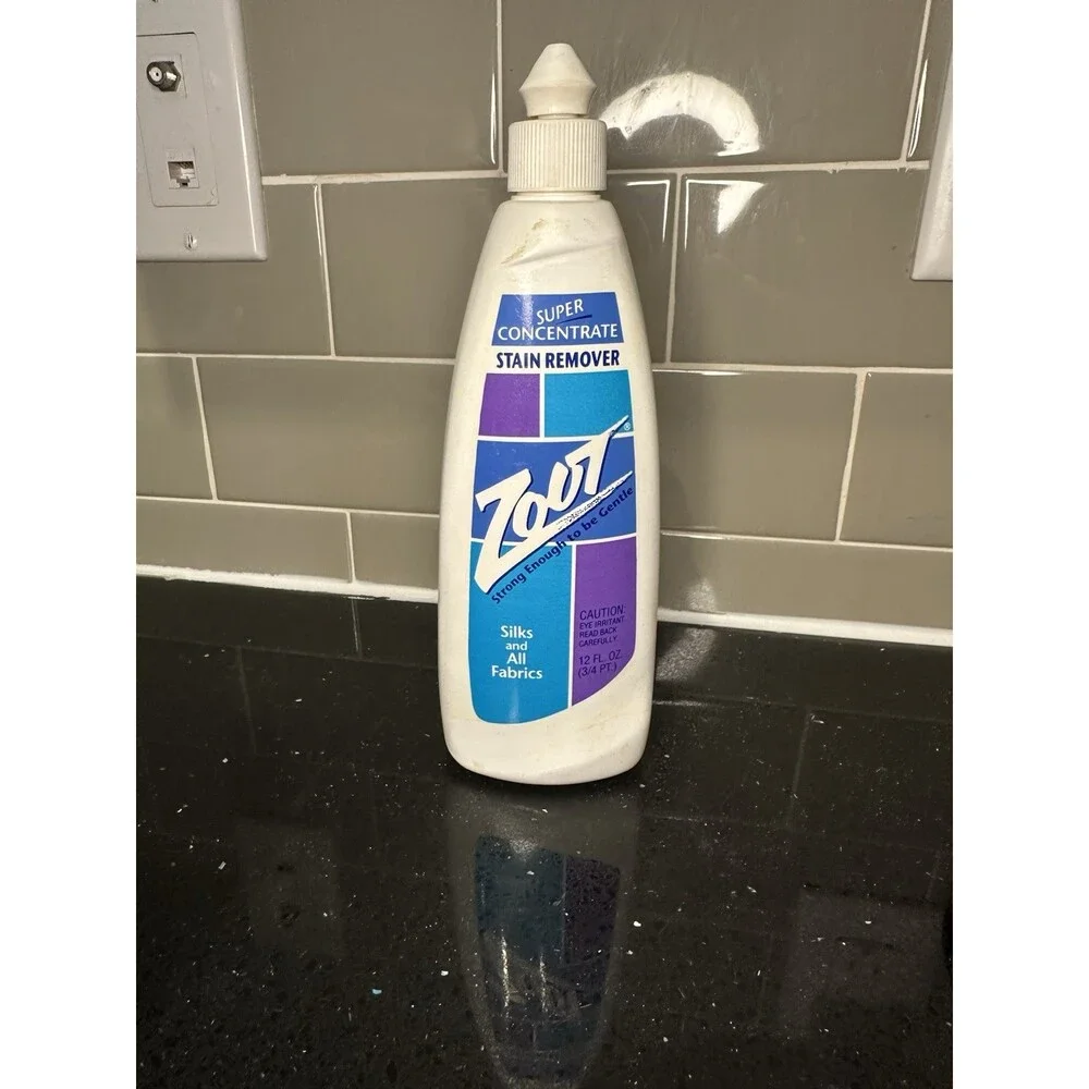 Zout Super Concentrate Biodegradable Stain Remover Liquid 12 fl oz Fabric SEALED